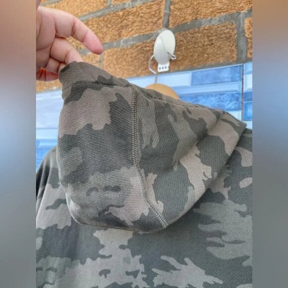 ATM Anthony Thomas Melillo Camo Zip-Up Hoodie Large - Picture 12 of 15